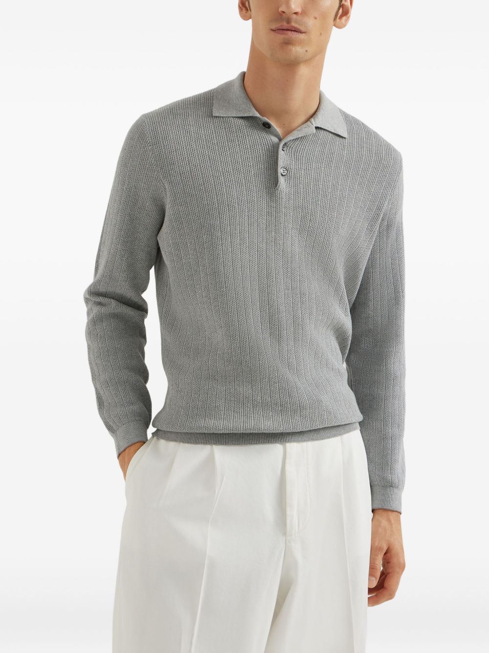 Brunello Cucinelli T-shirts and Polos Light Grey