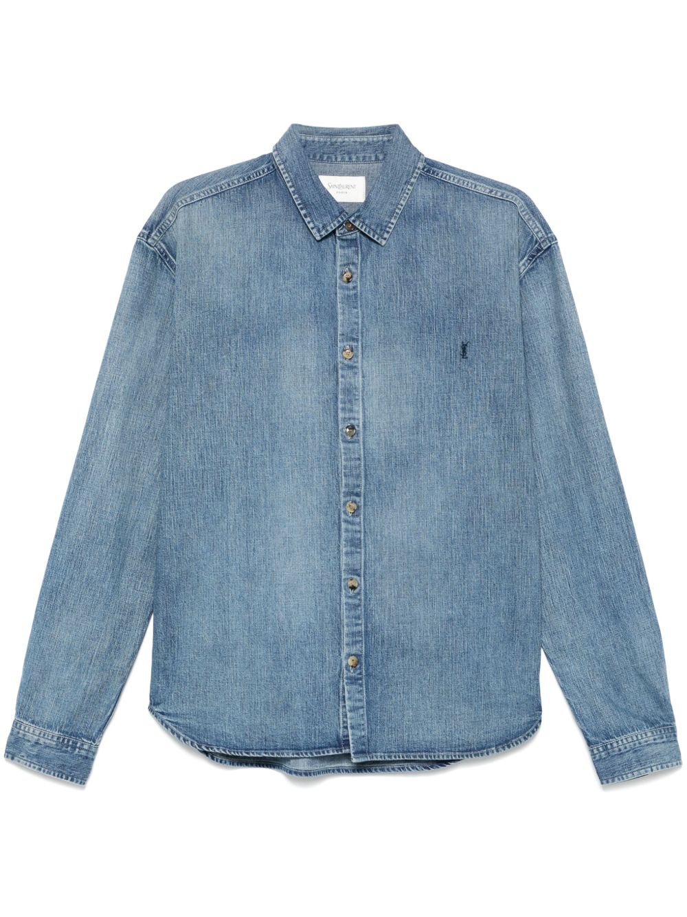 Saint Laurent Shirts Clear Blue