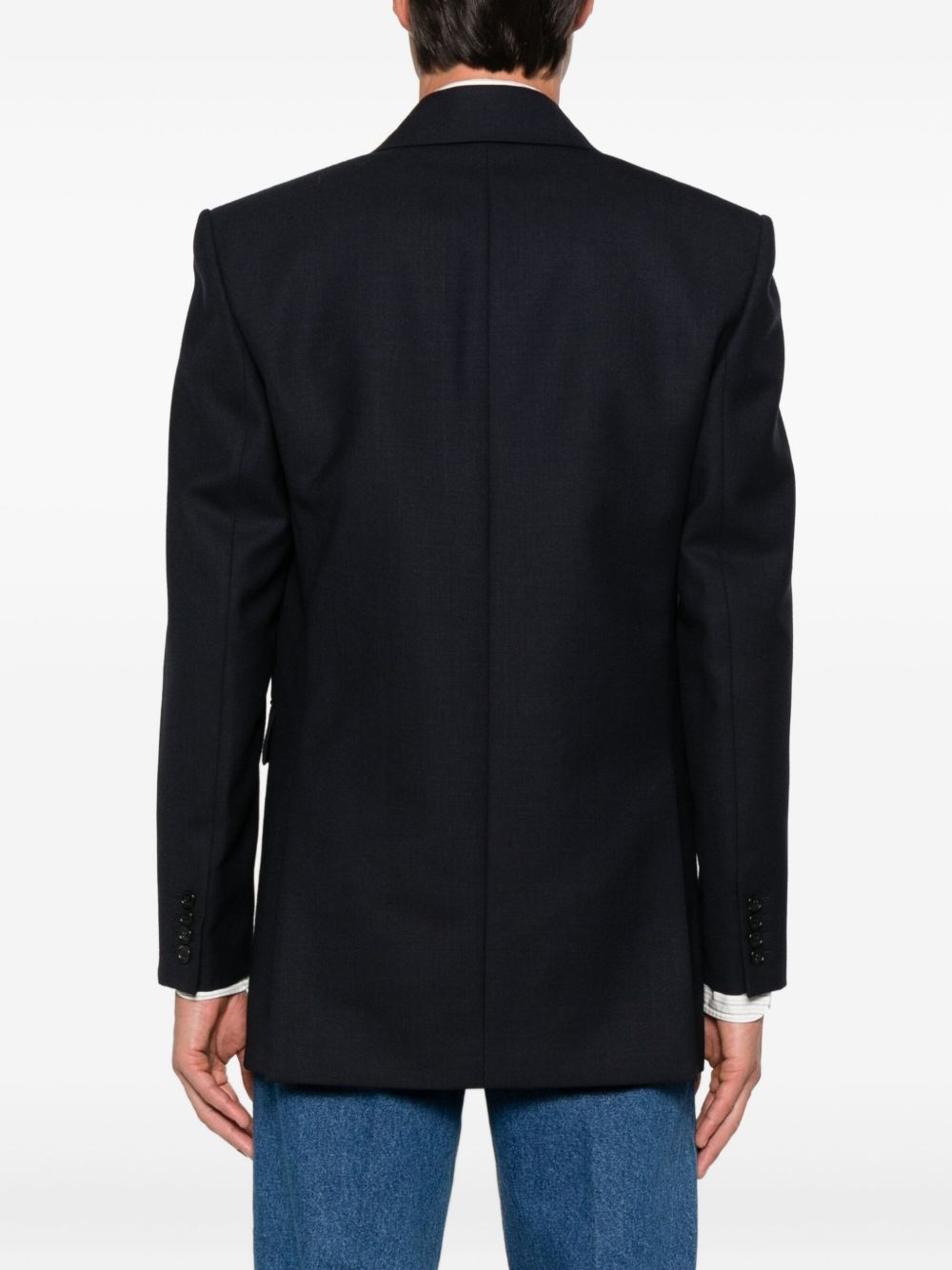 Saint Laurent Jackets Blue