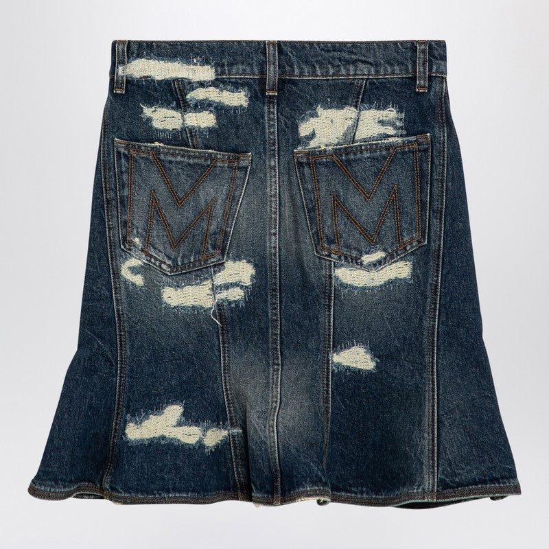 Marc Jacobs Washed denim skirt with worn details