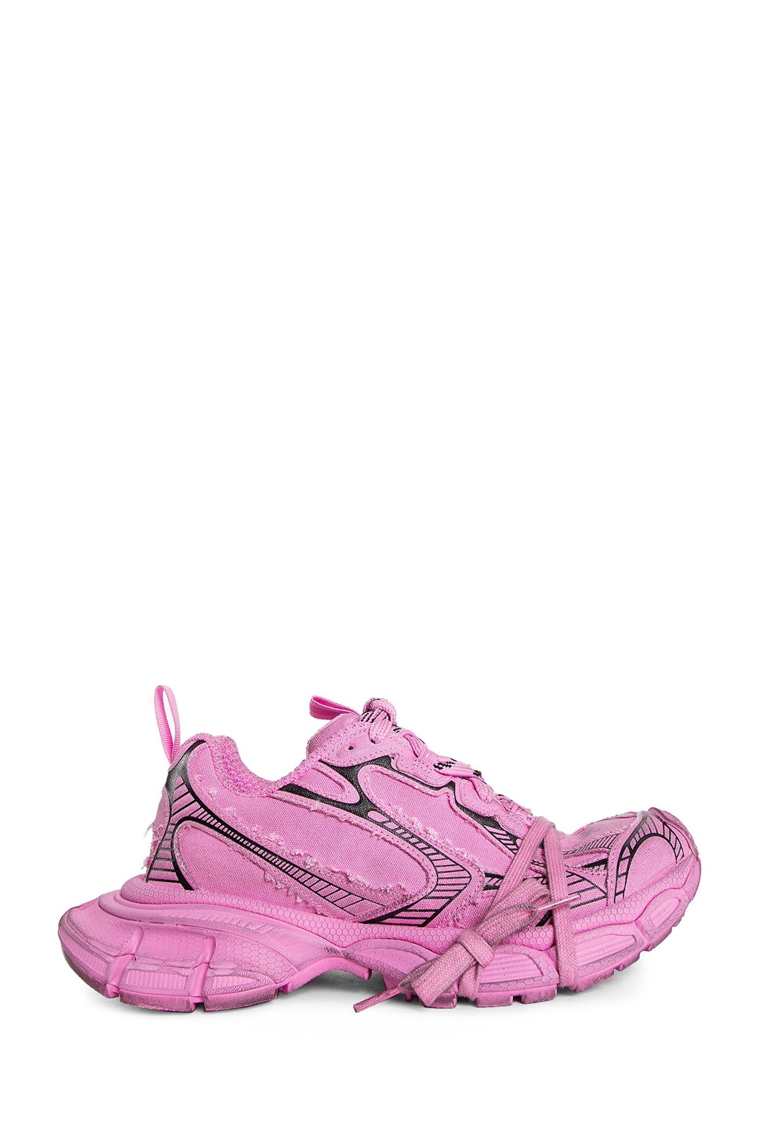 3Xl Sneakers In Destroyed Canvas