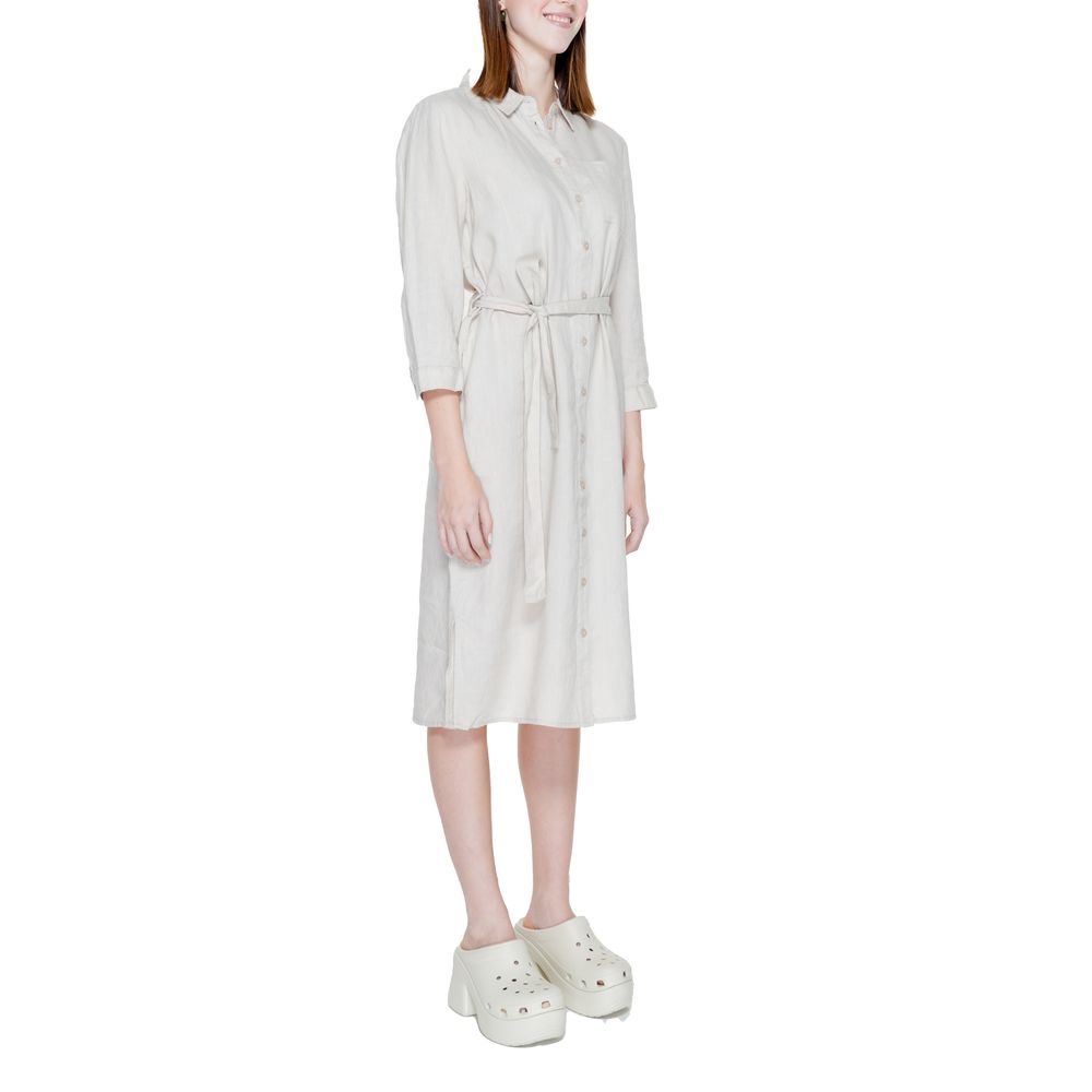 Beige Linen Long