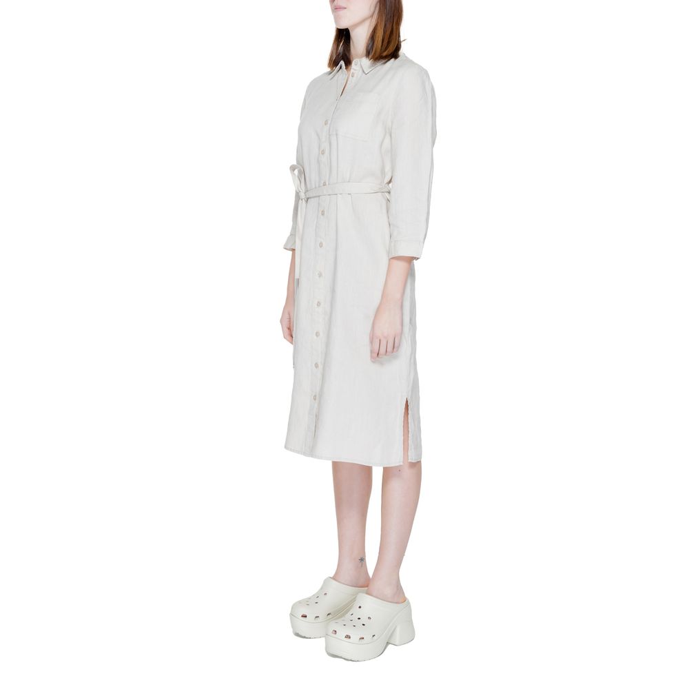 Beige Linen Long
