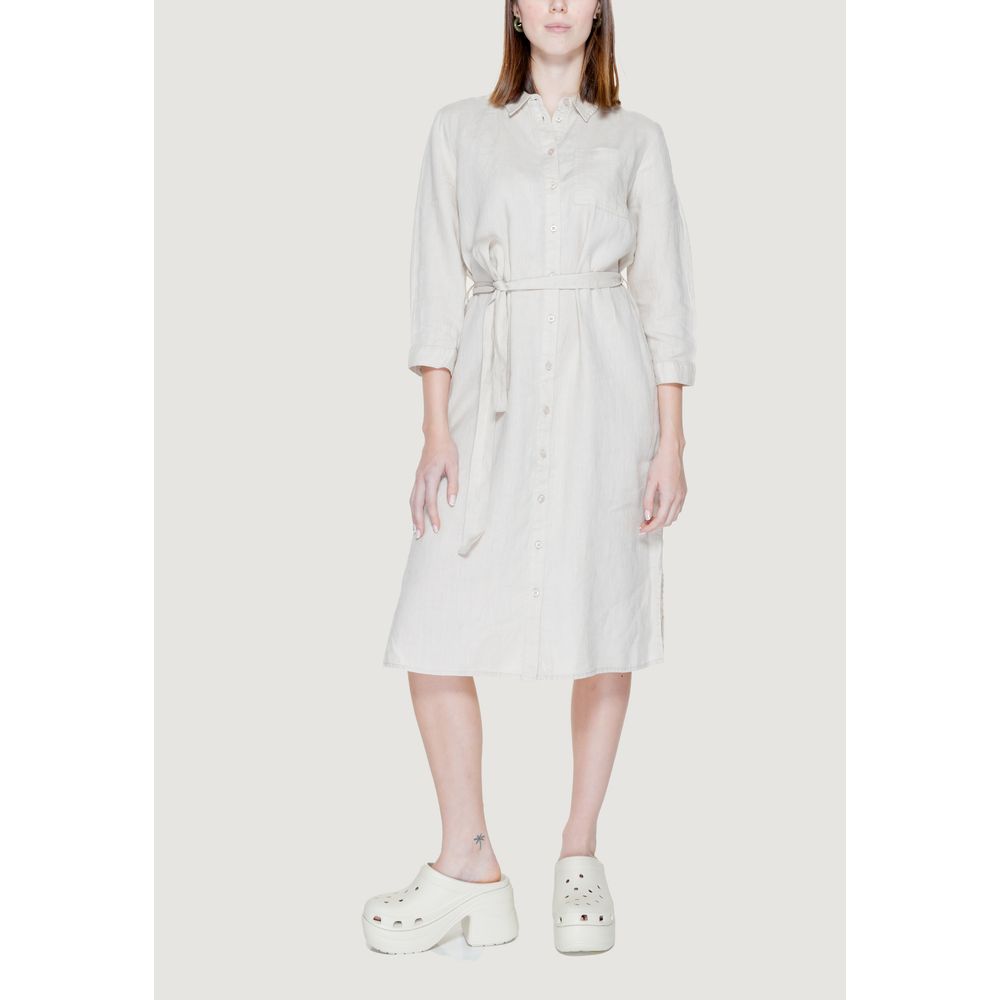 Beige Linen Long