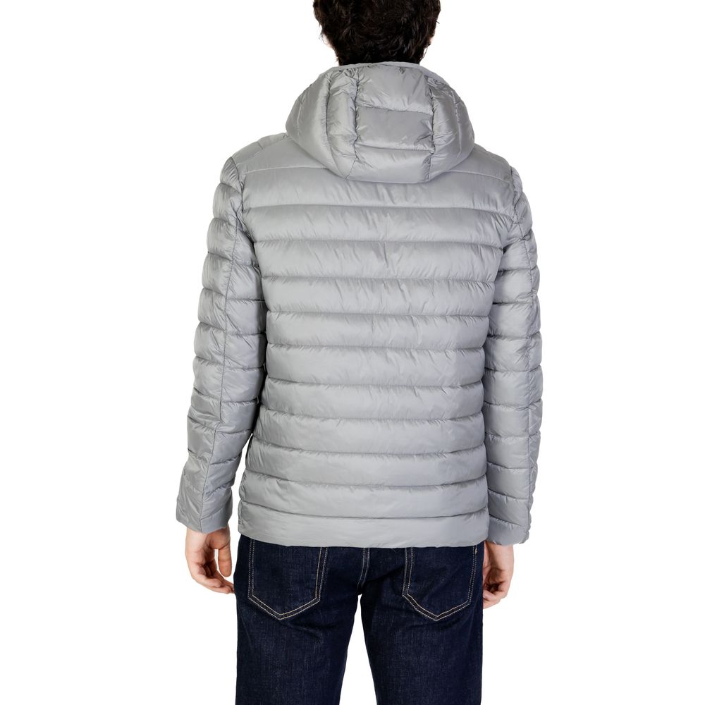 Gray Polyamide Jackets & Coat