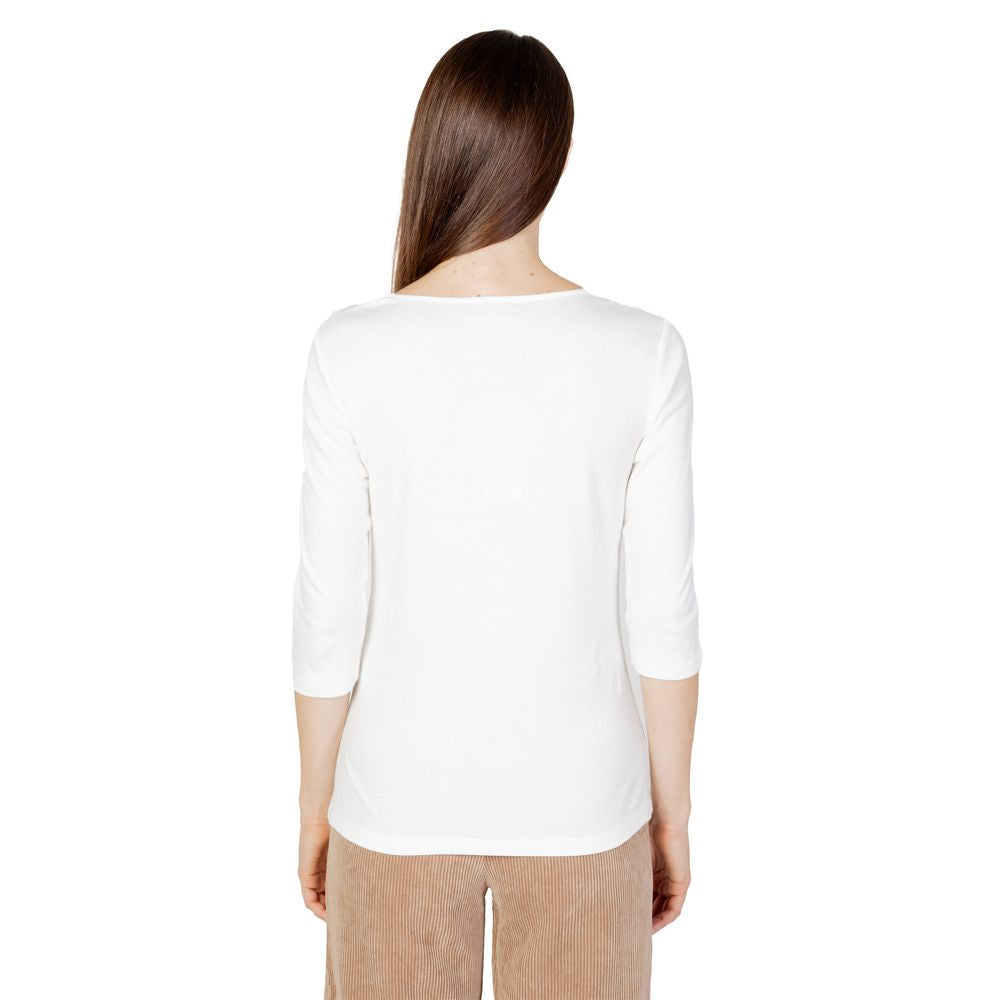 Cream Cotton Long Sleeve