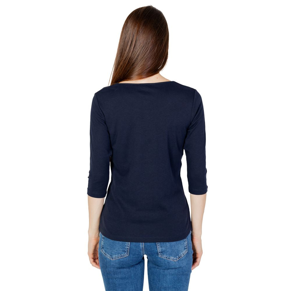 Blue Cotton Long Sleeve
