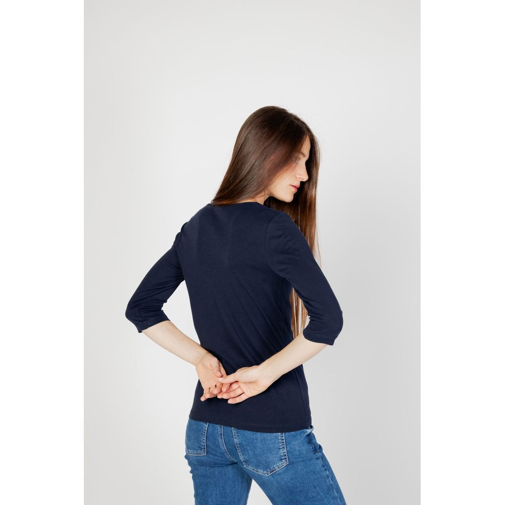 Blue Cotton Long Sleeve