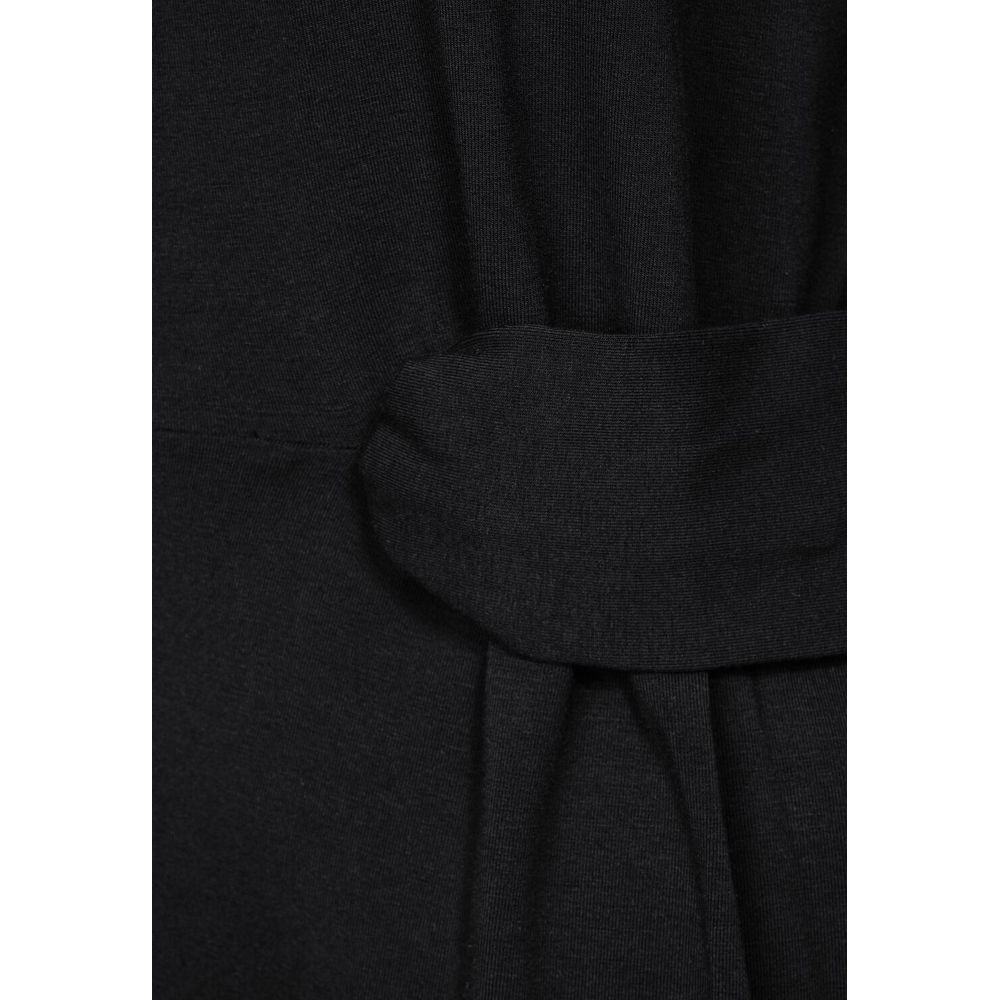 Black Cotton Midi