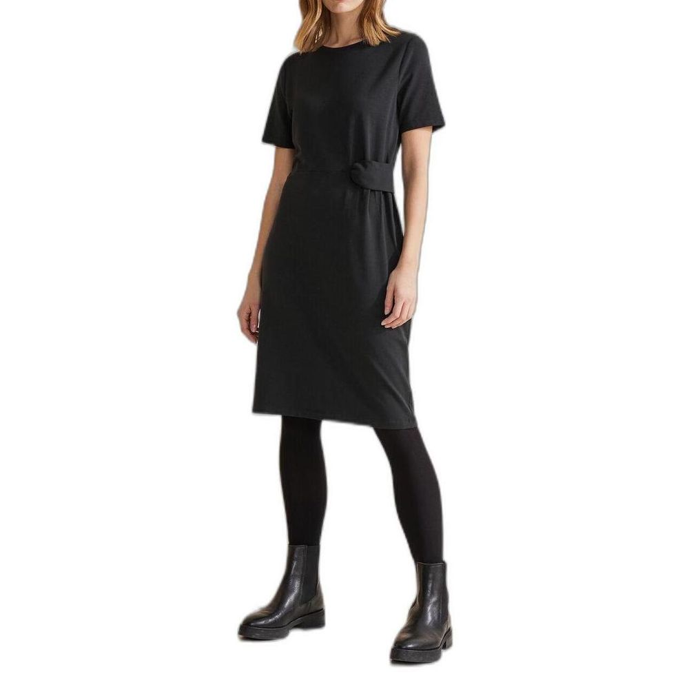 Black Cotton Midi
