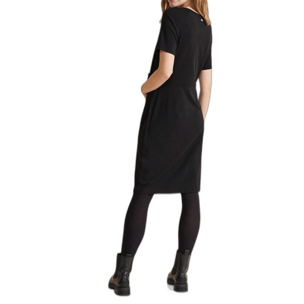 Black Cotton Midi