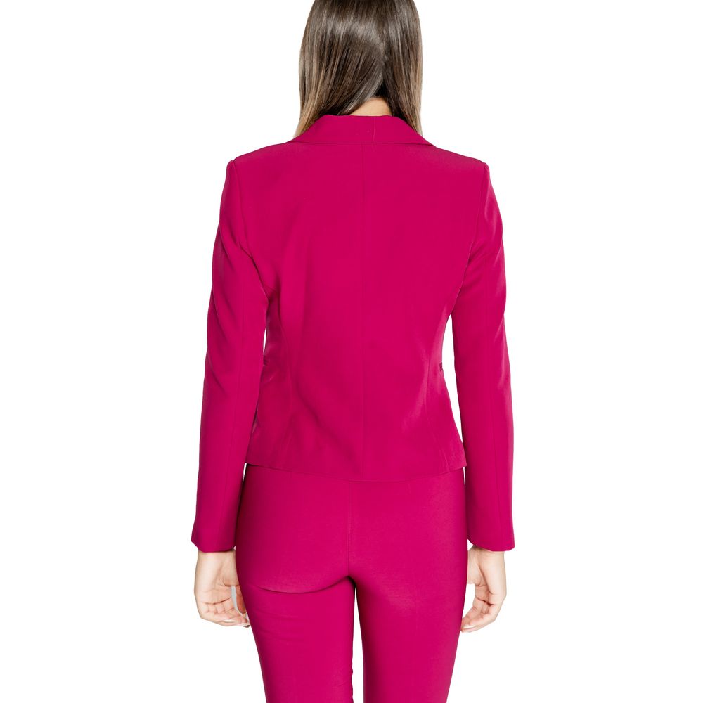 Bordeaux Polyester Blazer