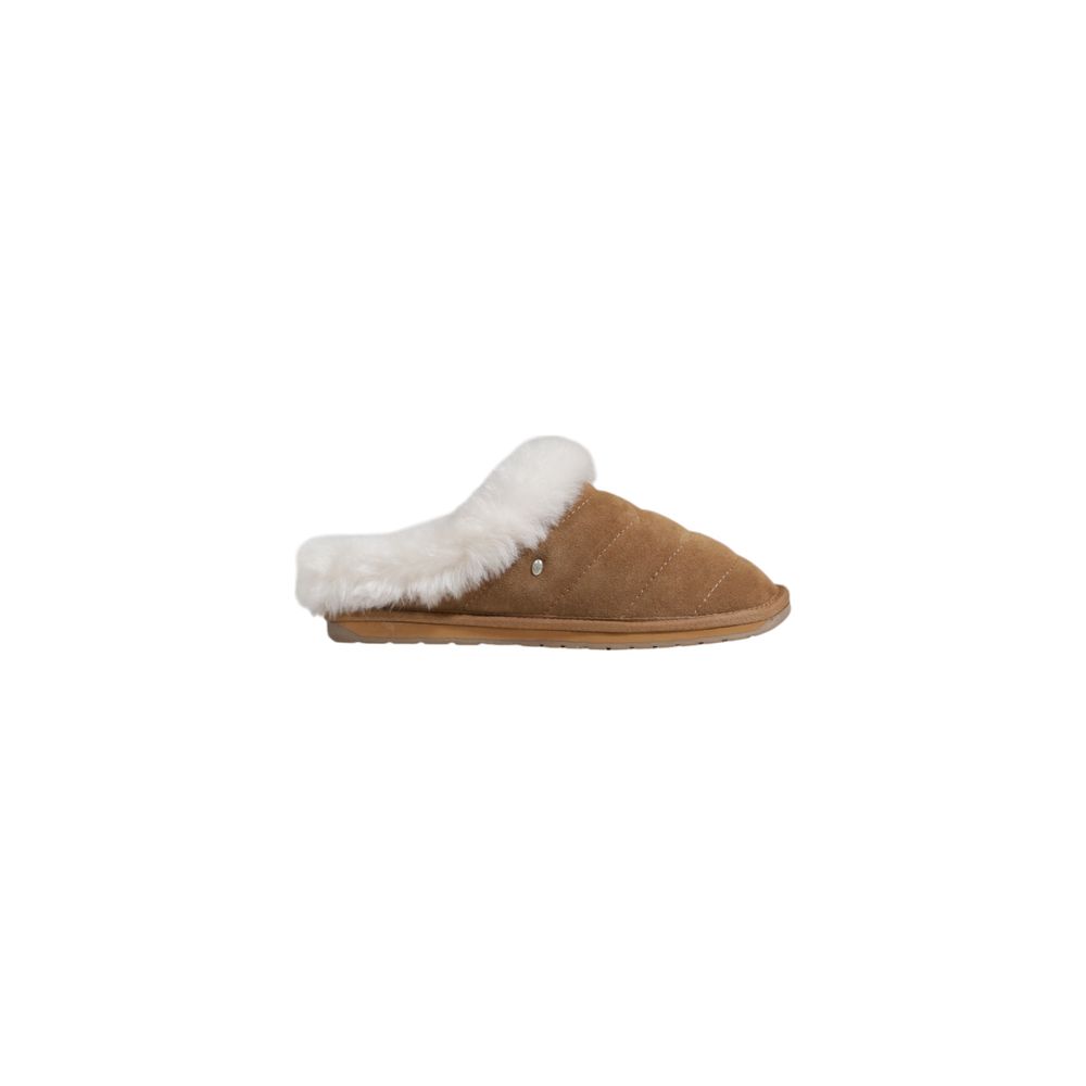 Brown Suede Leather Slipper