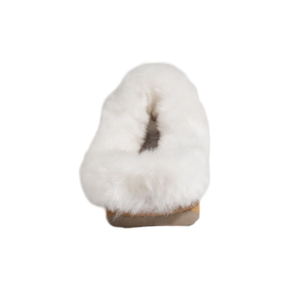 Brown Suede Leather Slipper