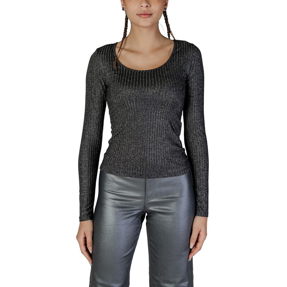 Black Recycled Polyester Long Sleeve
