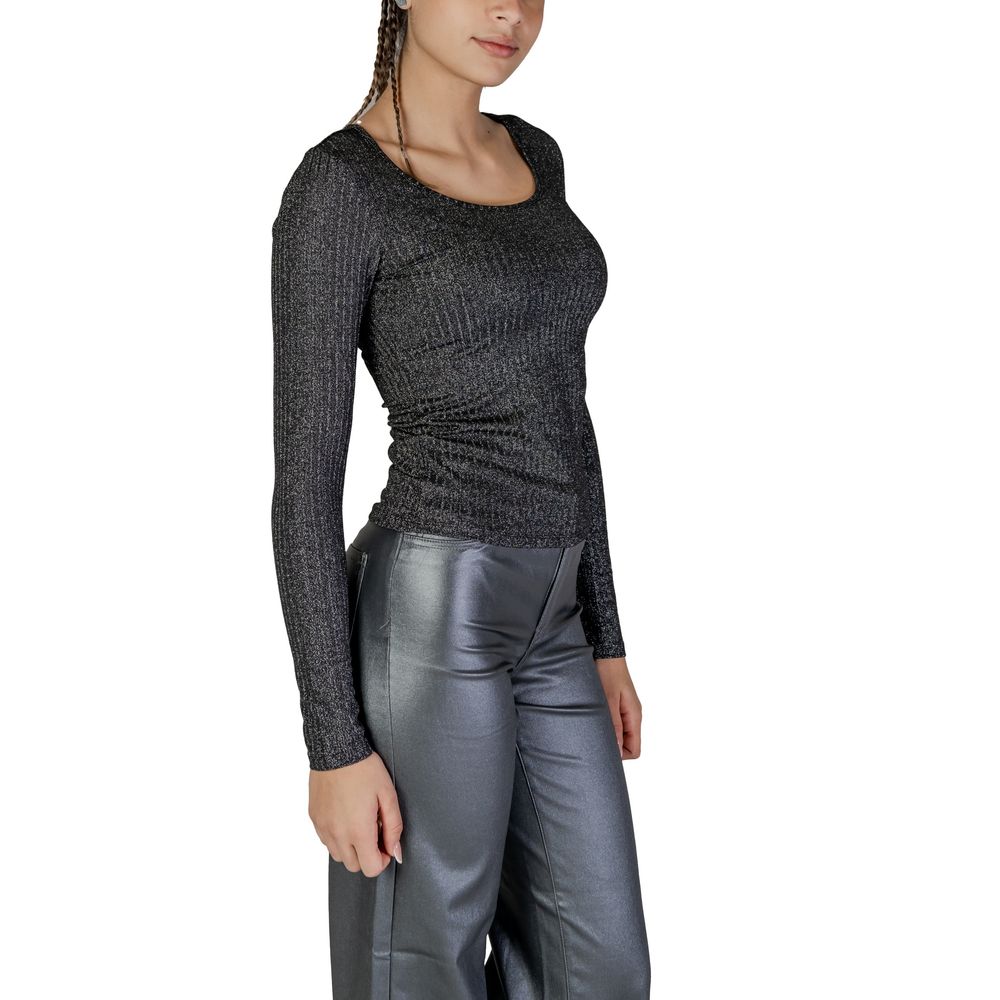Black Recycled Polyester Long Sleeve