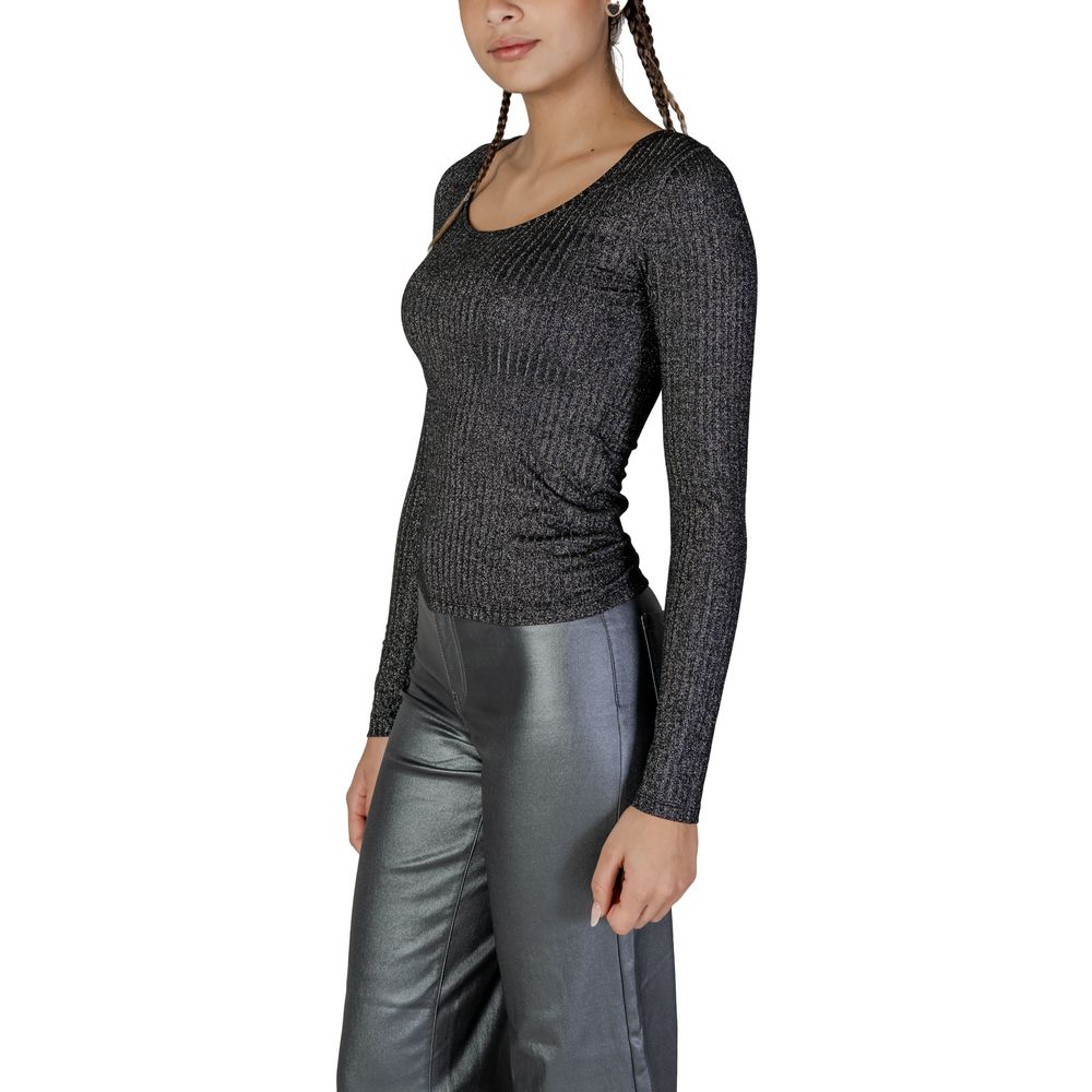 Black Recycled Polyester Long Sleeve