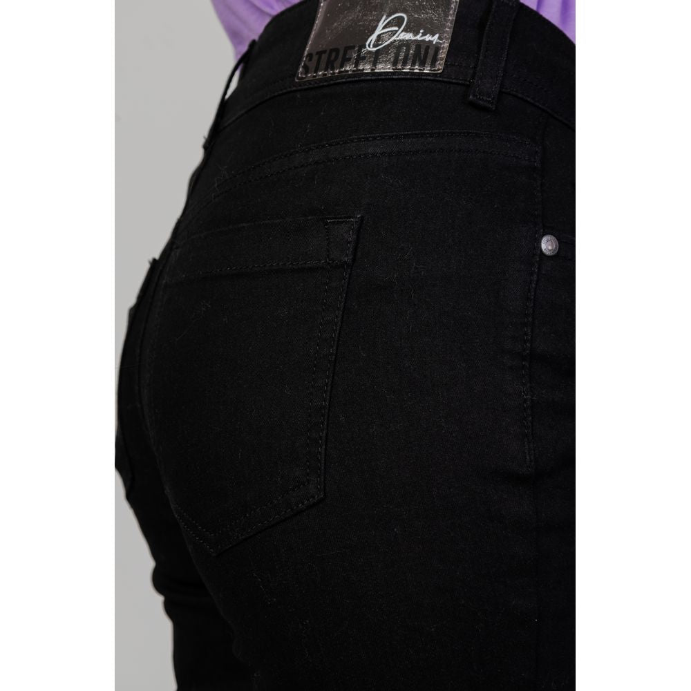 Black Cotton Slim Fit Jean