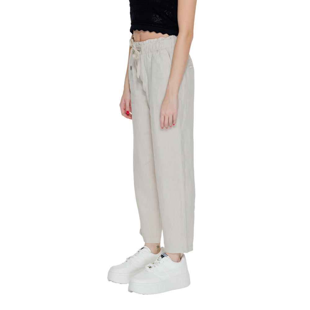 Beige Linen Pant