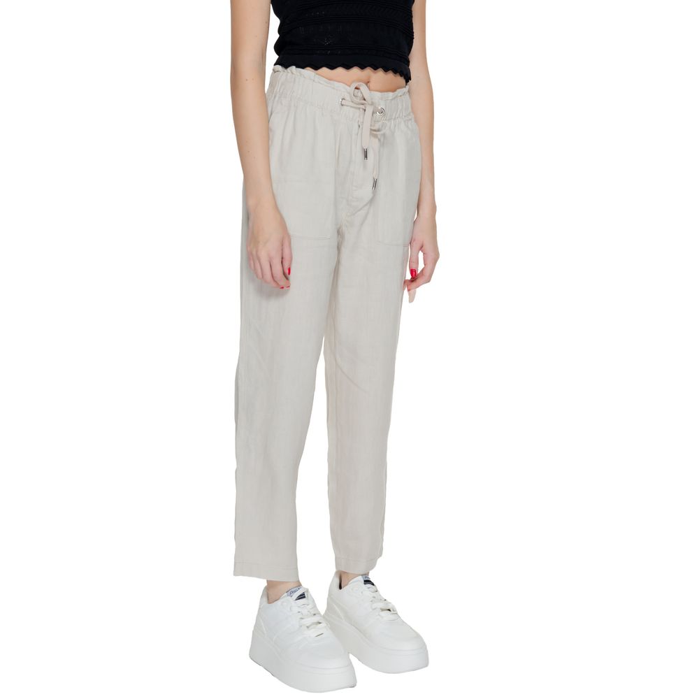 Beige Linen Pant