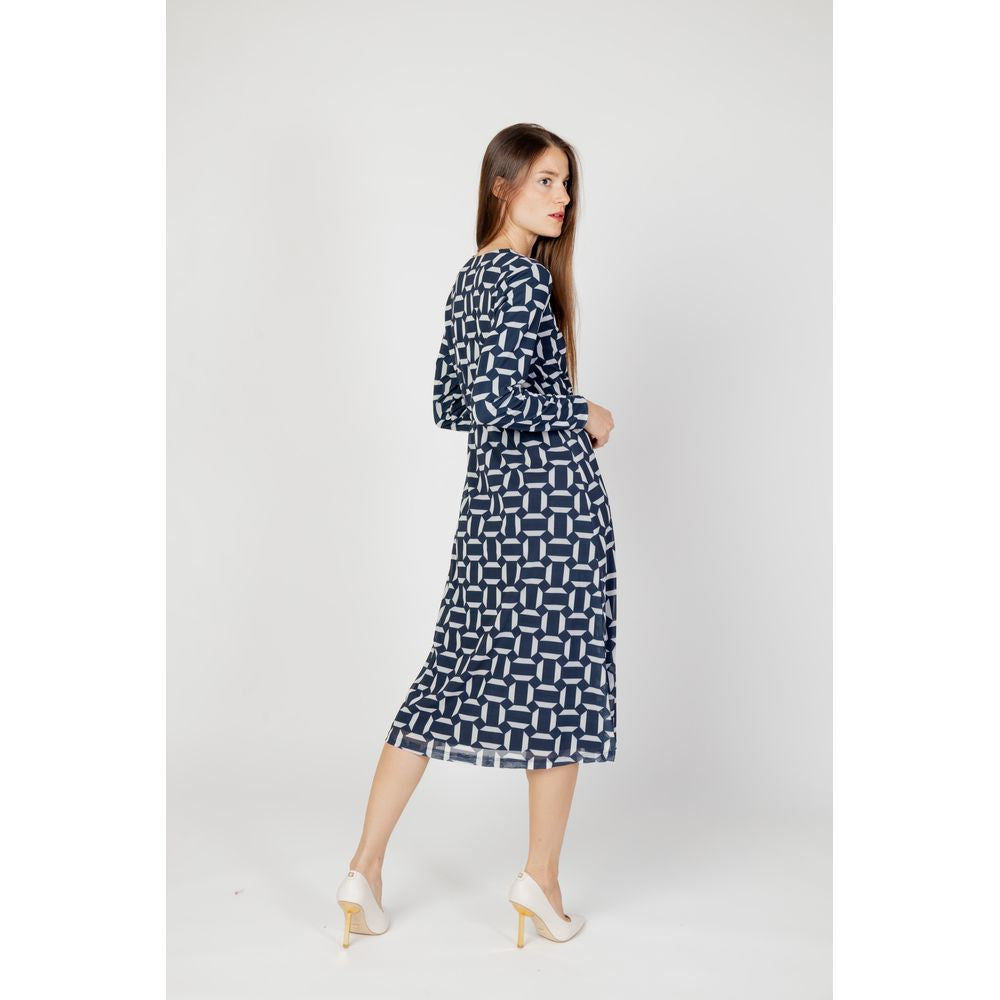 Blue Polyester Long