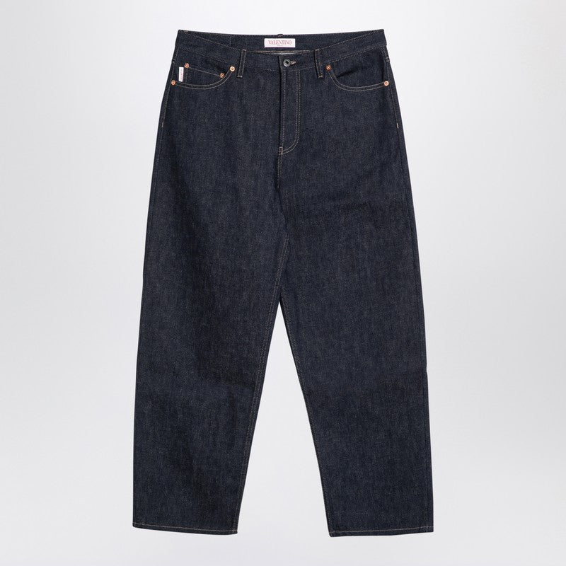 Valentino Dark blue denim jeans