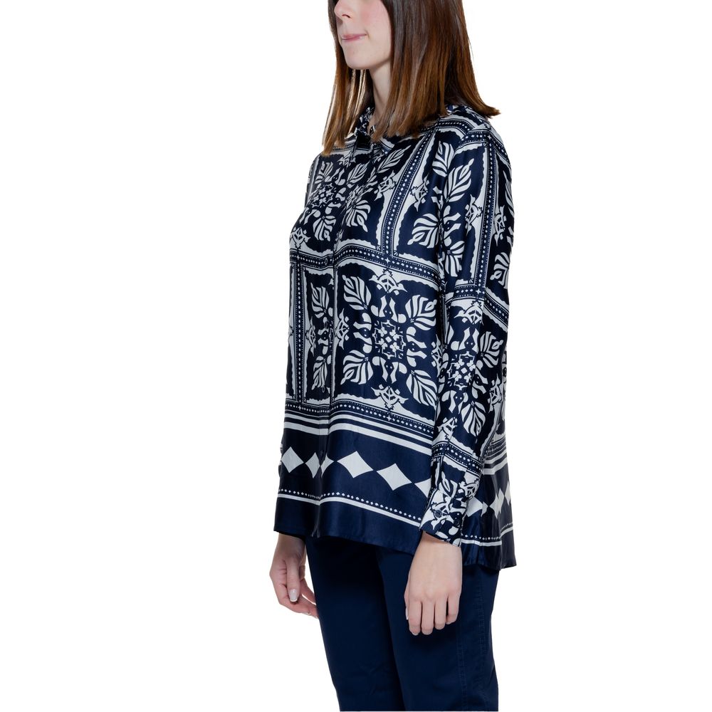Blue Viscose Shirt