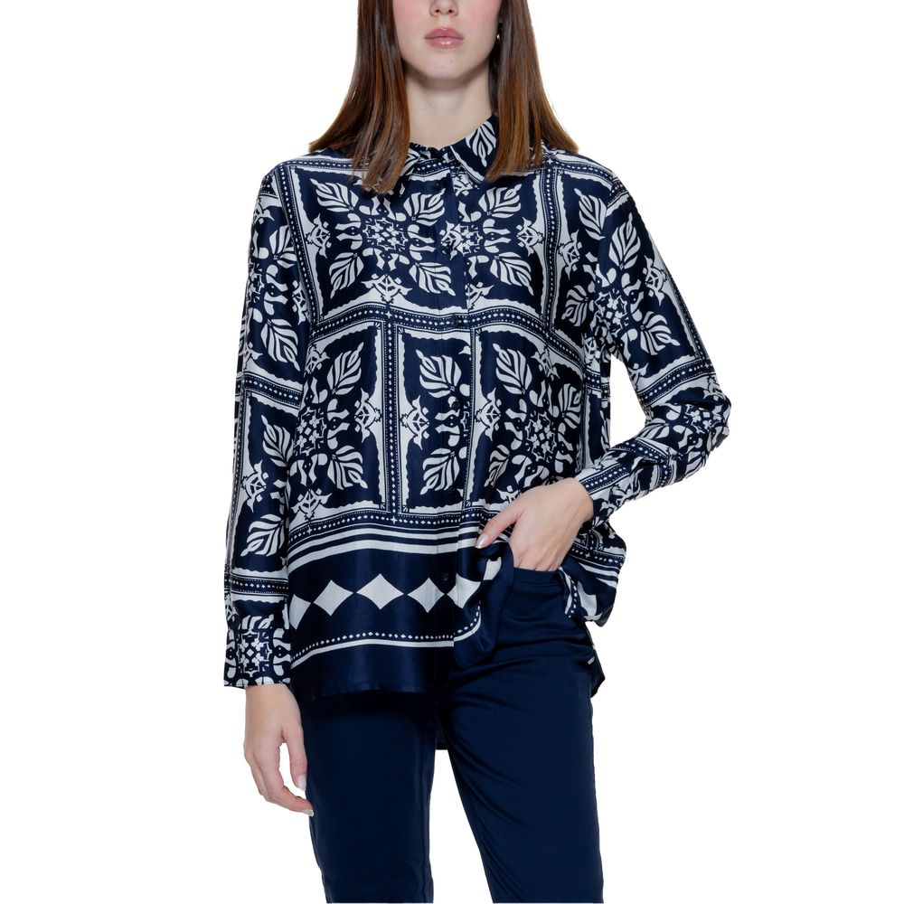 Blue Viscose Shirt