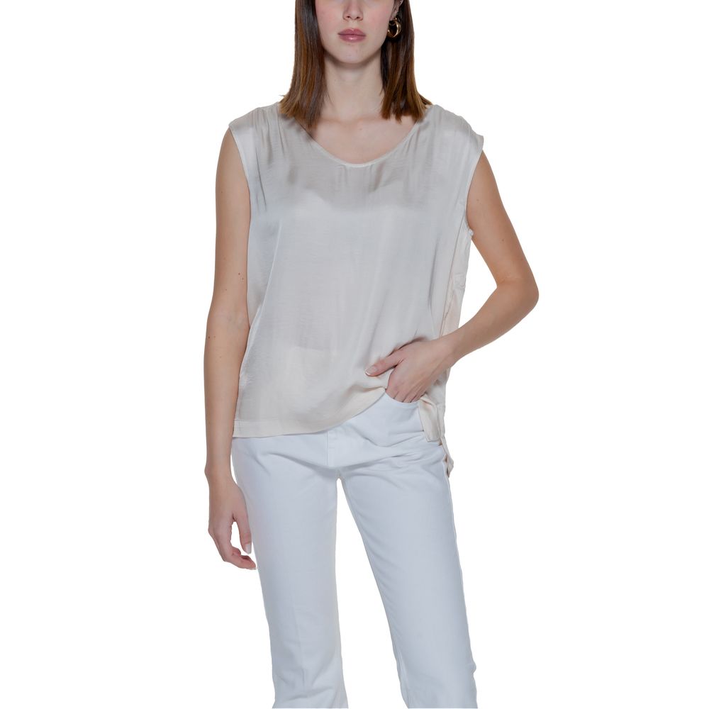 Cream Viscose Blouse