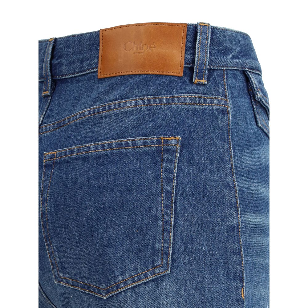 Jeans with mini pockets