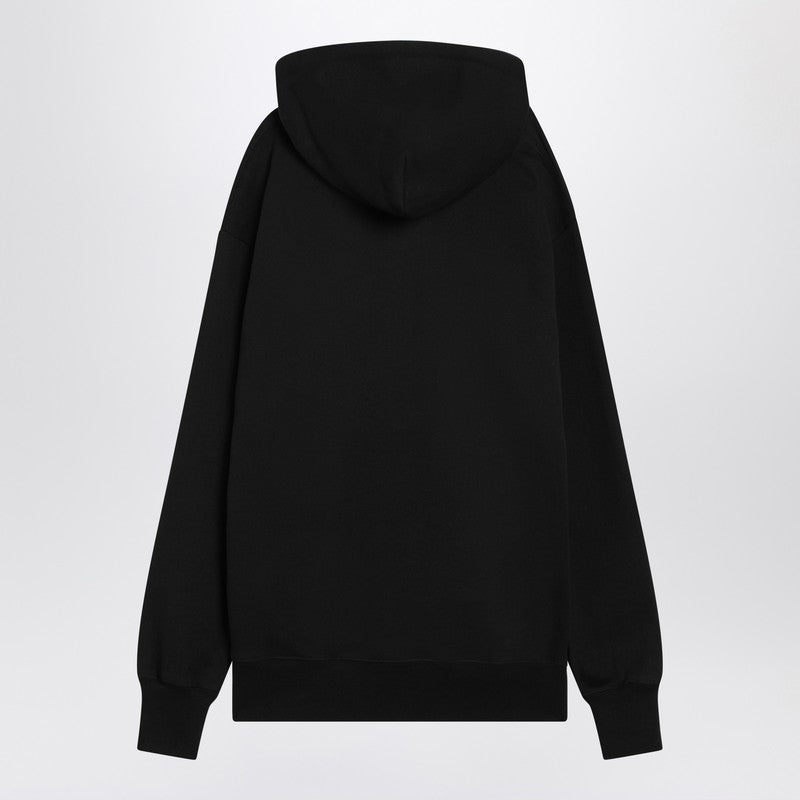 Black sweatshirt with Chez Valentino print