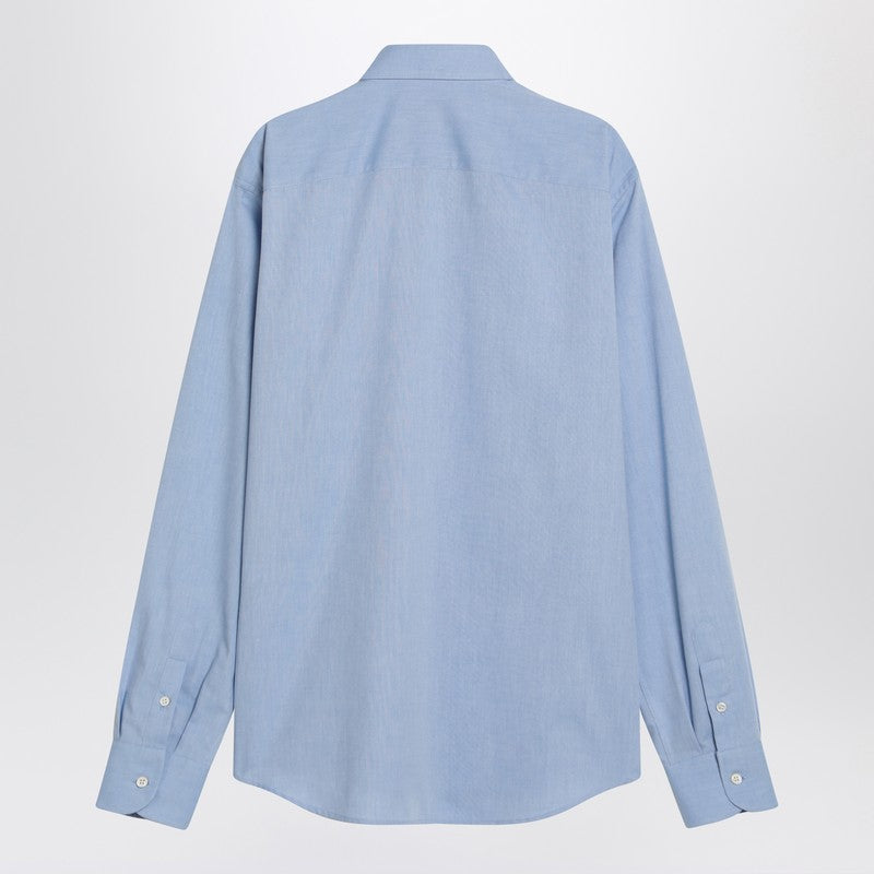 Valentino Light blue button-down shirt in cotton
