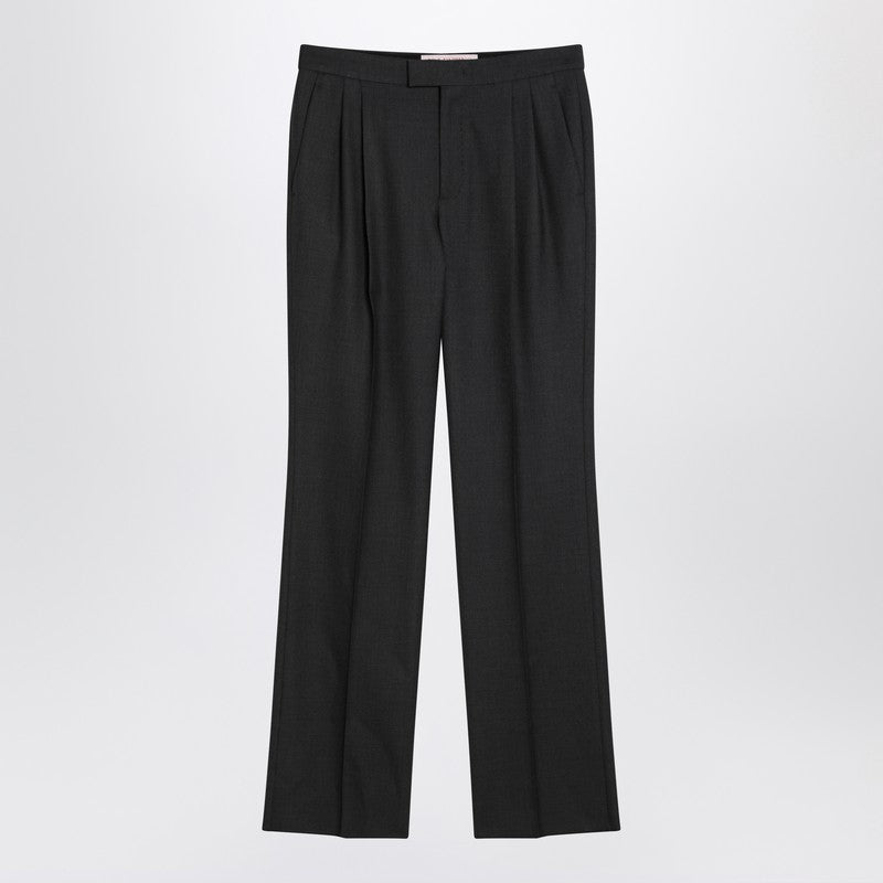 Valentino Charcoal grey wool trousers