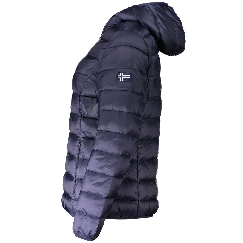 Blue Polyamide Jackets & Coat