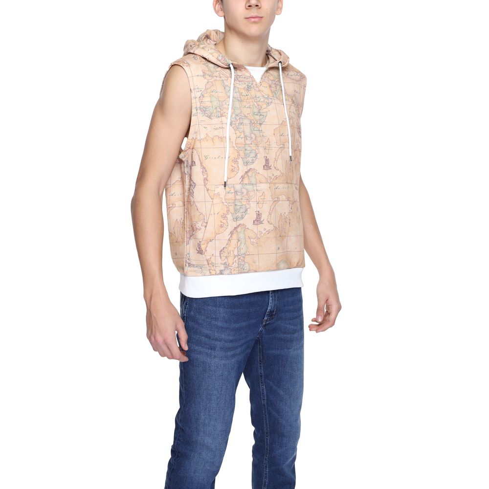 Beige Polyester Hoody
