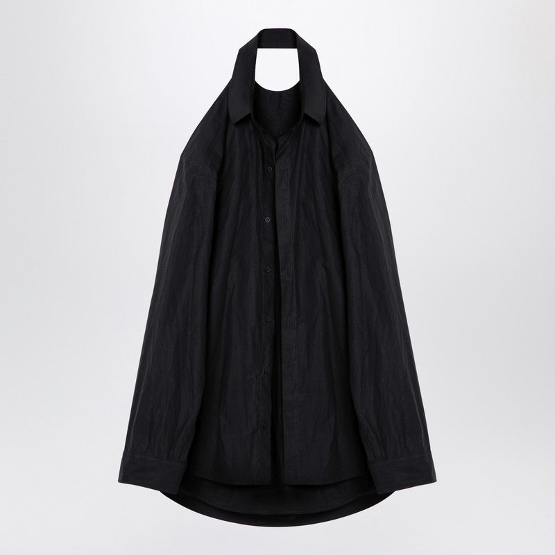 Balenciaga Black suspended shirt effect dress