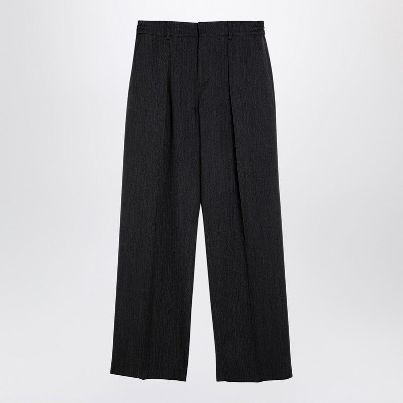 Burberry Grey wool trousers with darts