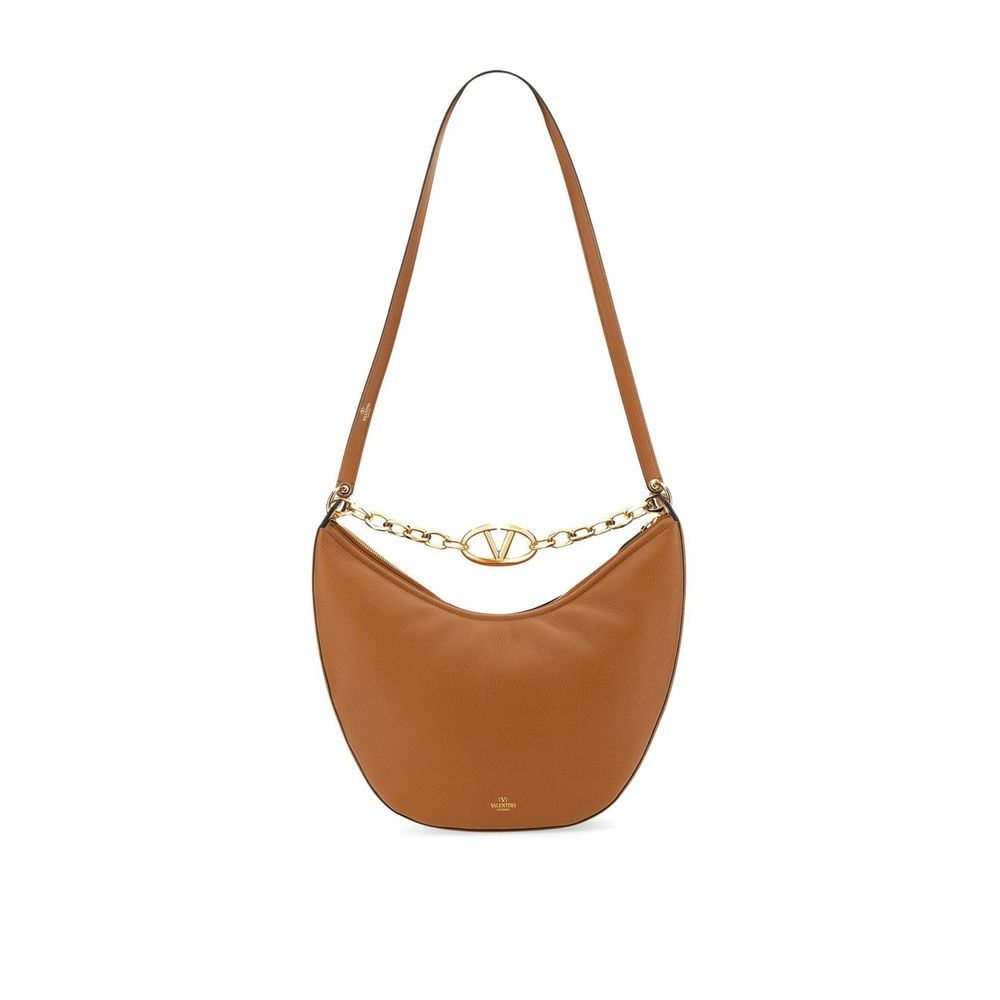 Medium Hobo Vlogo Moon Shoulder Bag