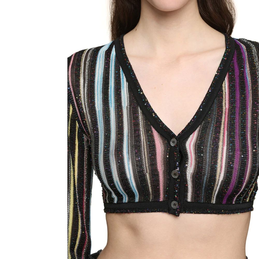 Jacquard Knit Cardigan