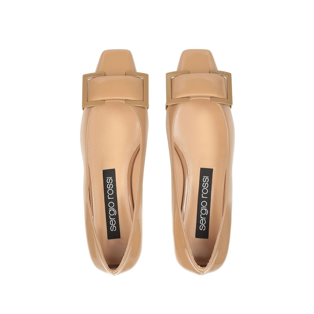 Leather Ballerina Flats