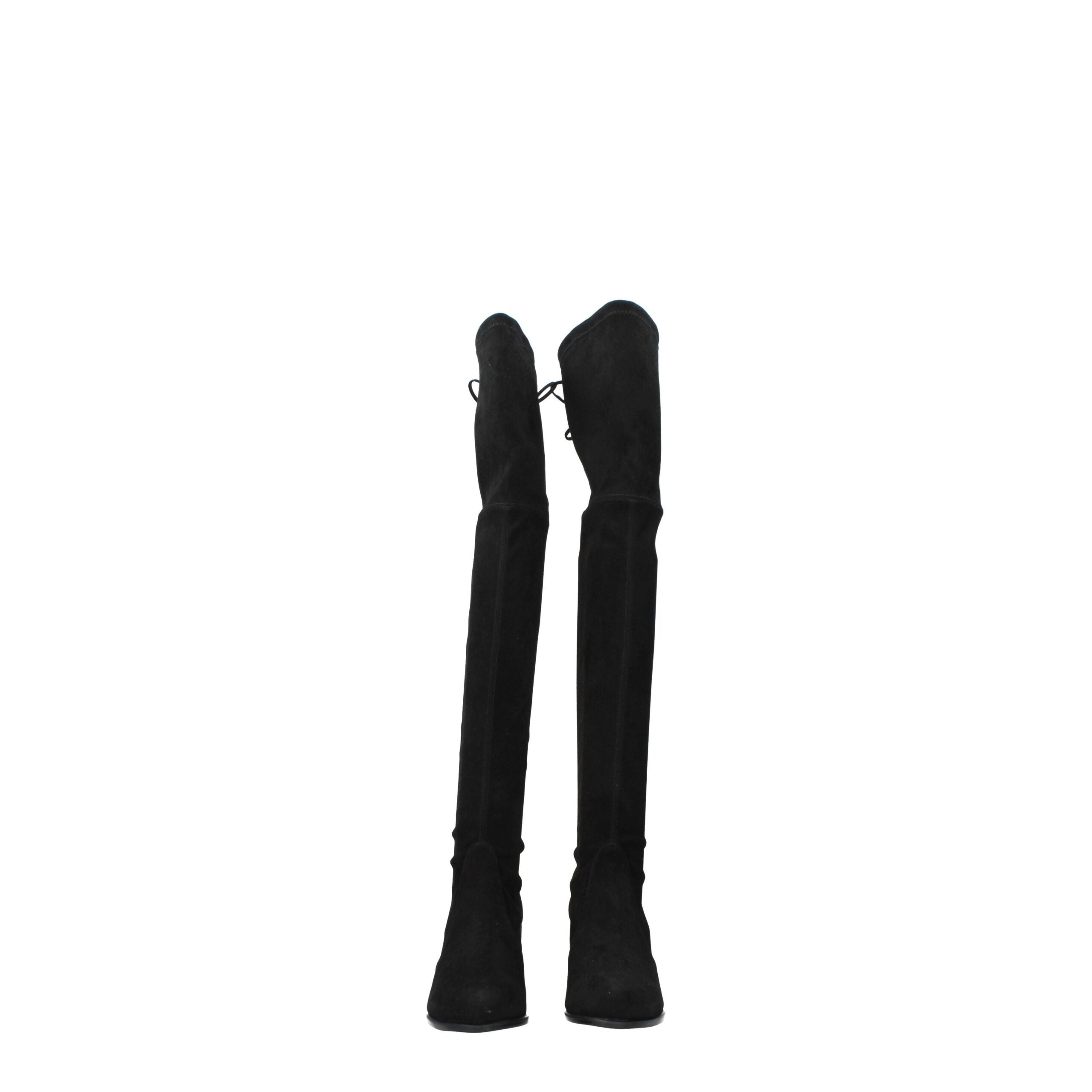Black Leather Over The Knee
