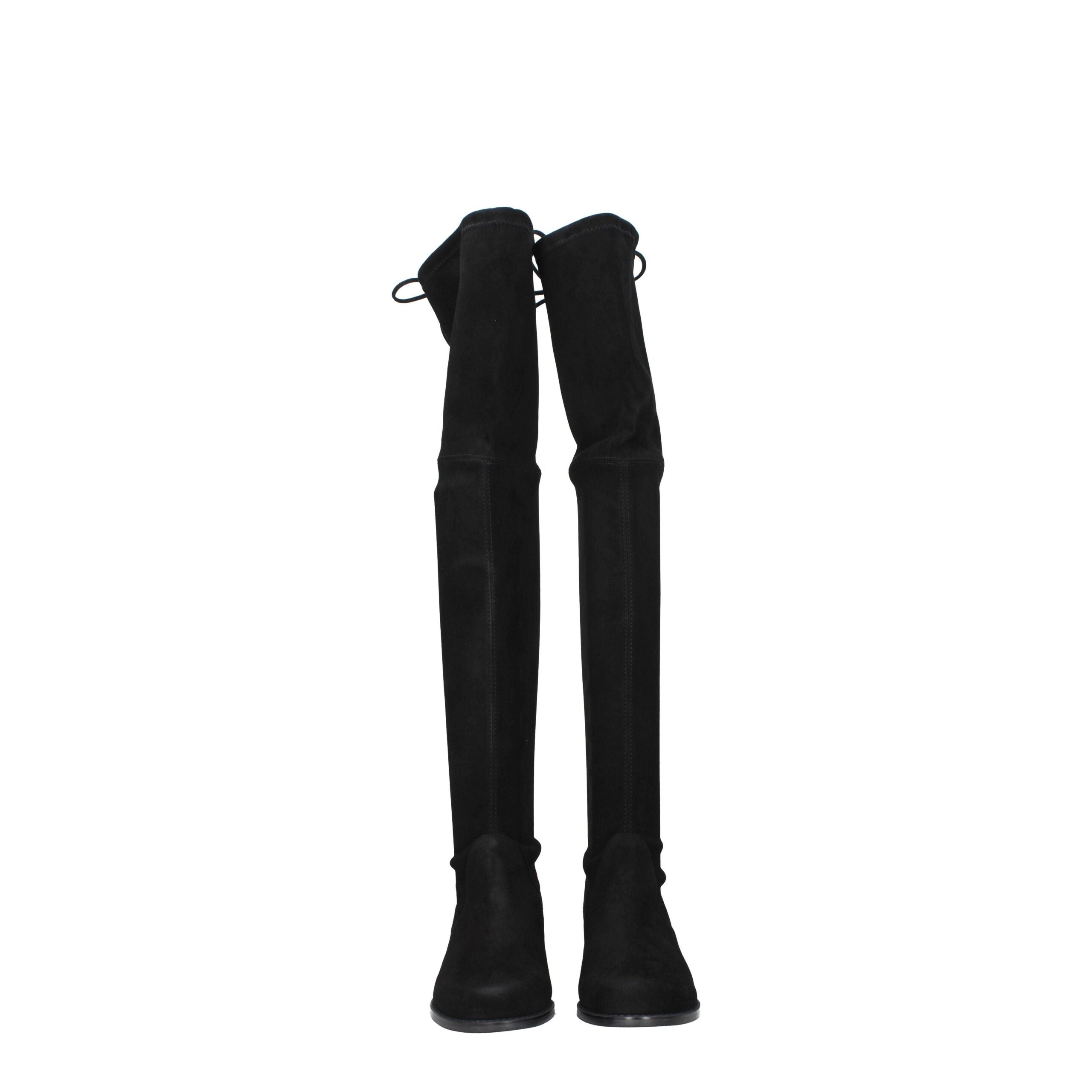 Black Leather Over The Knee