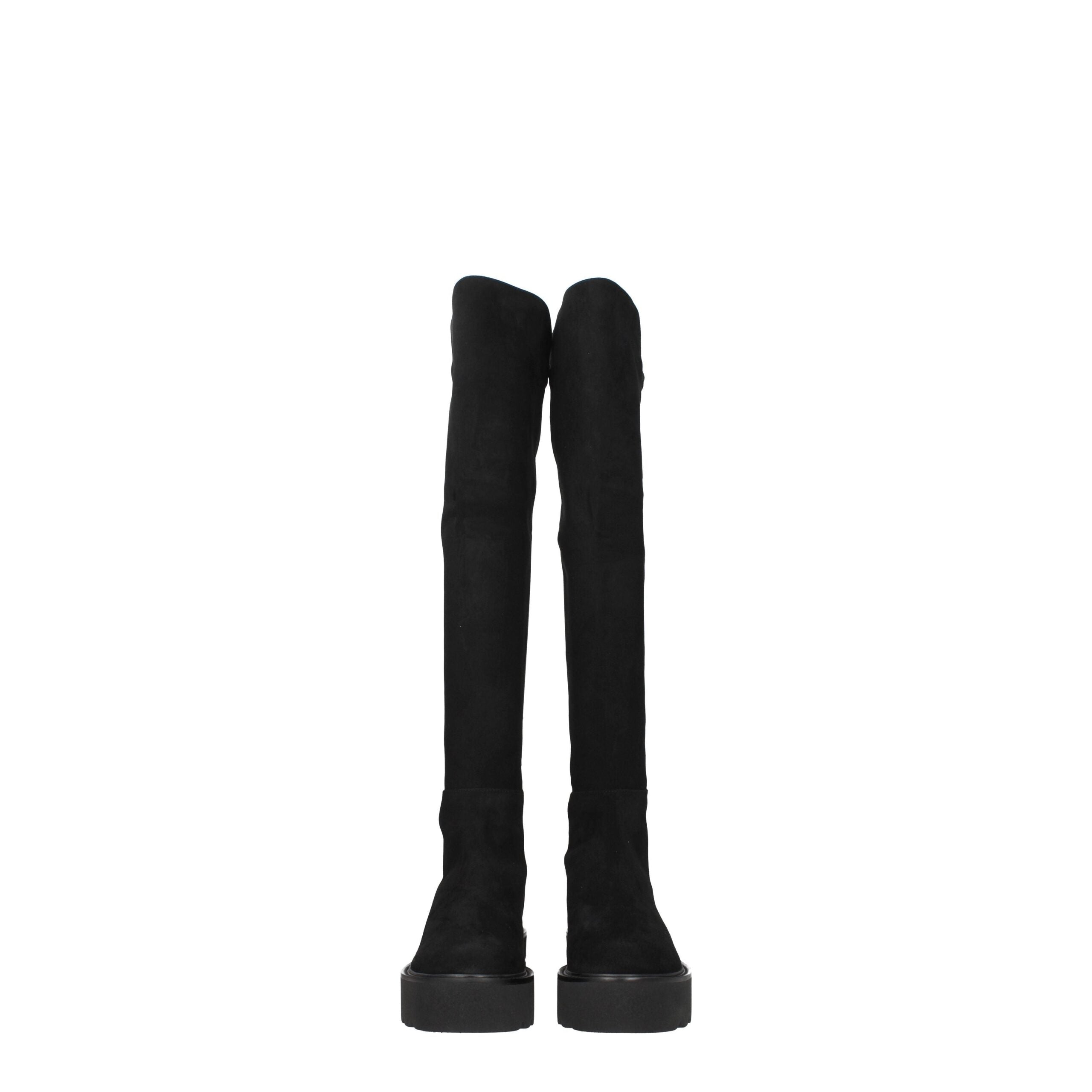Black Leather Over The Knee