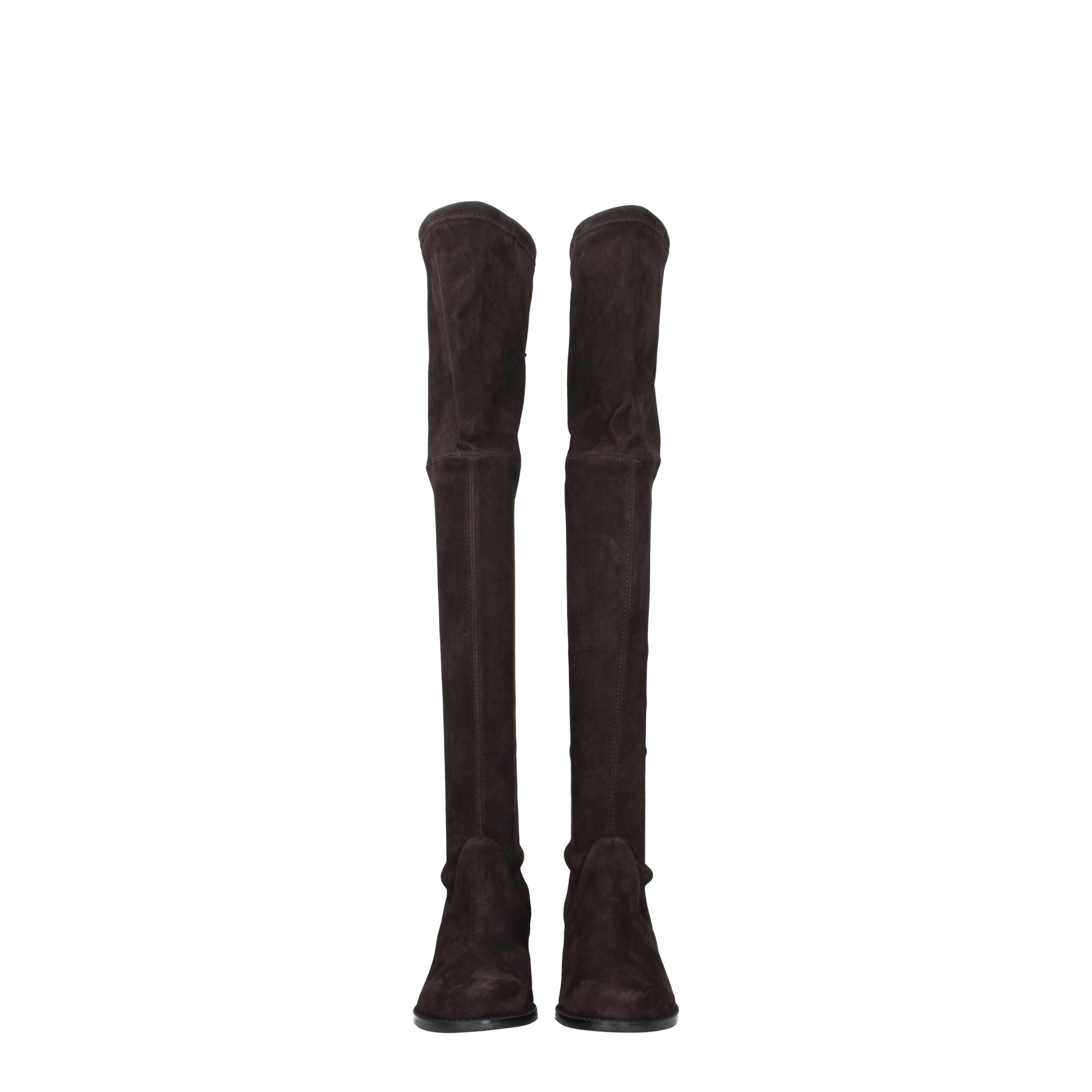 Brown Leather Over The Knee