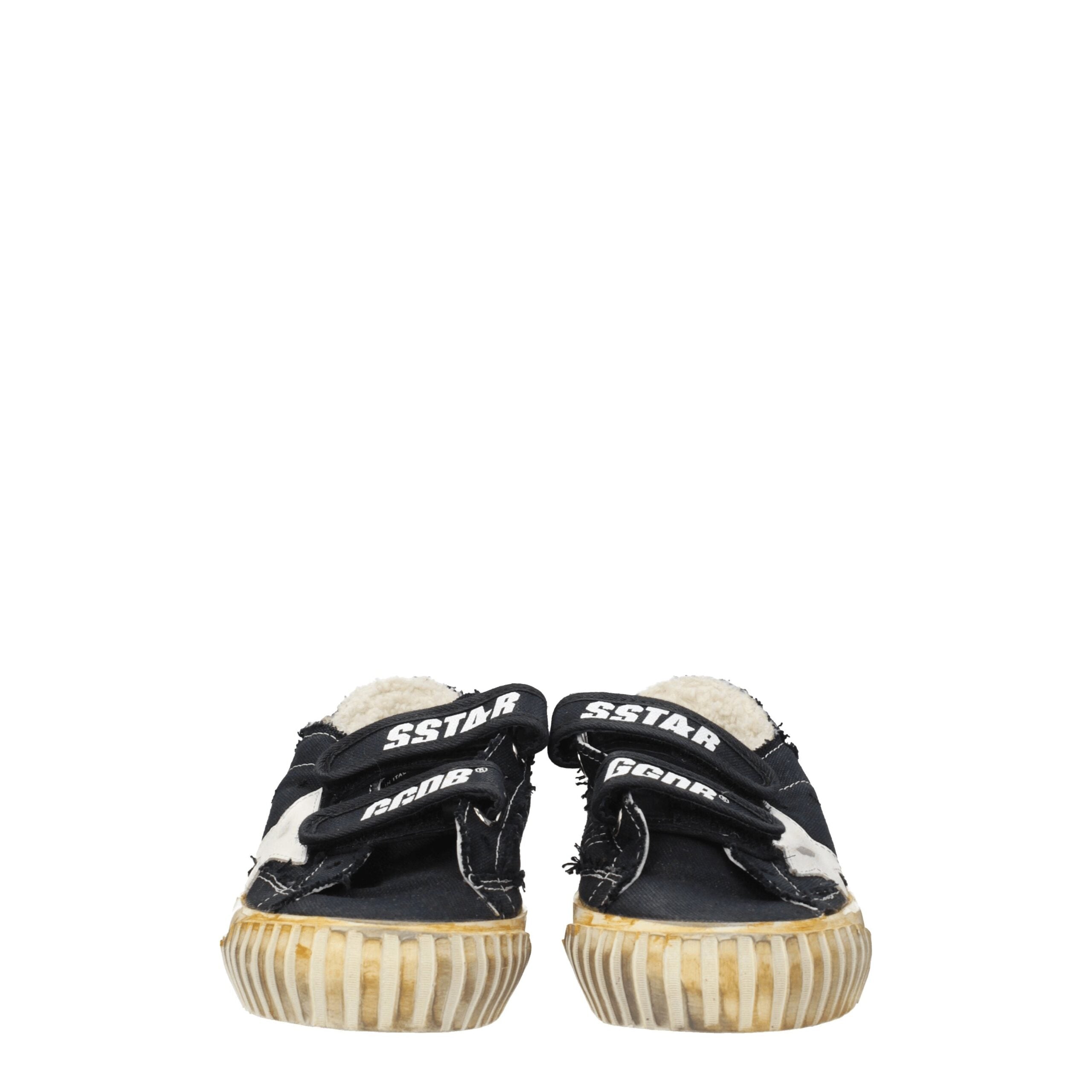 Black Fabric Sneakers