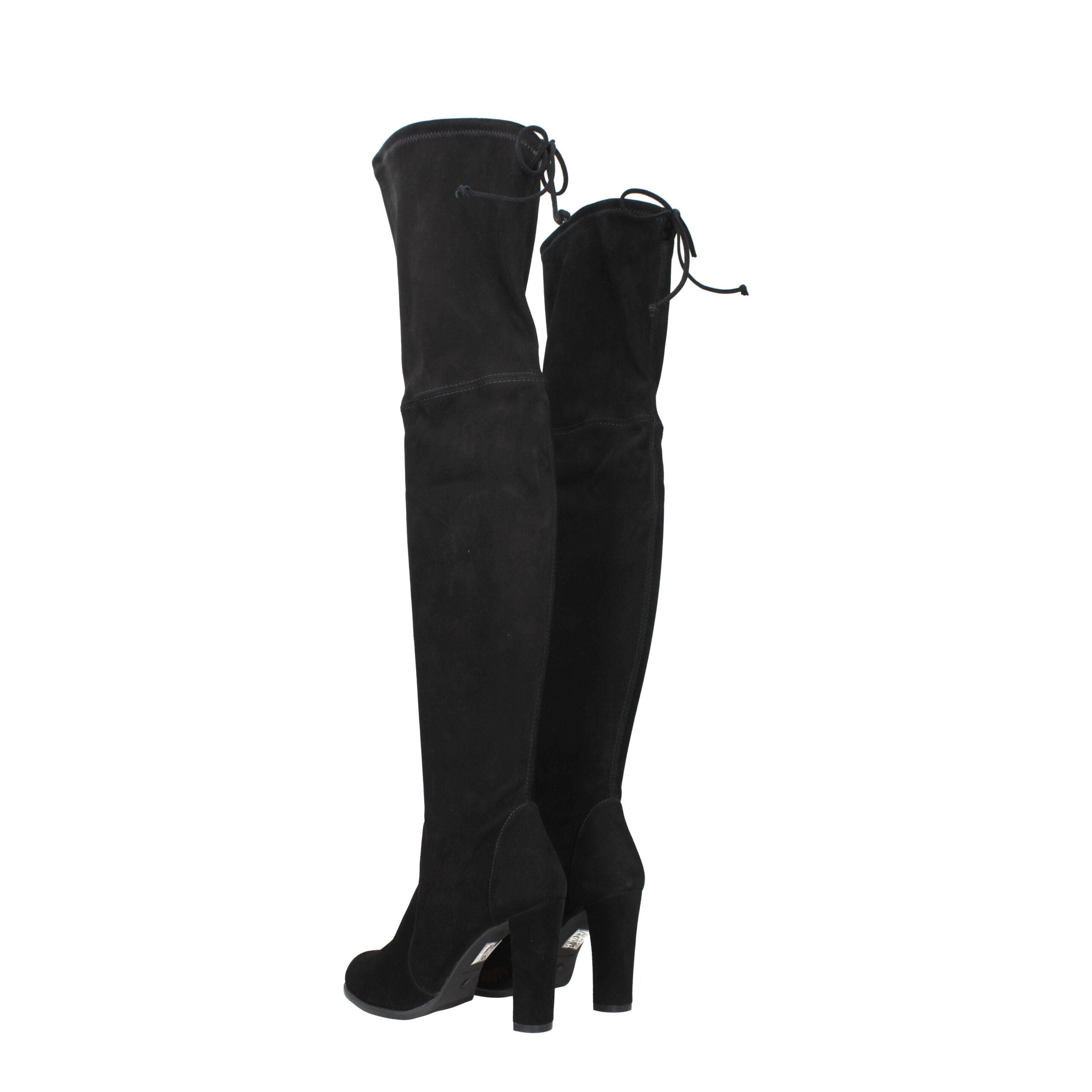 Black Leather Over The Knee