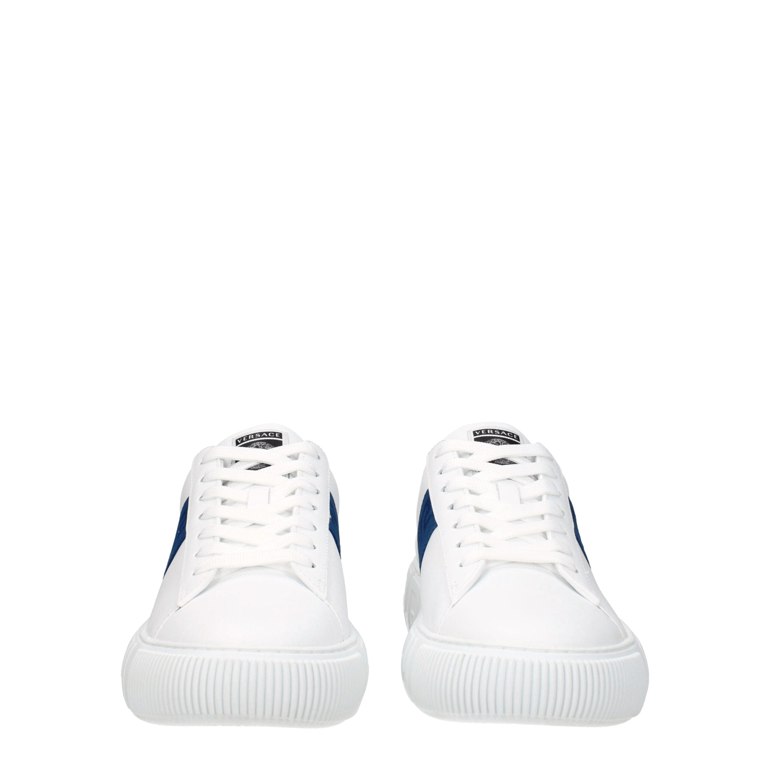 White Leather Low Tops
