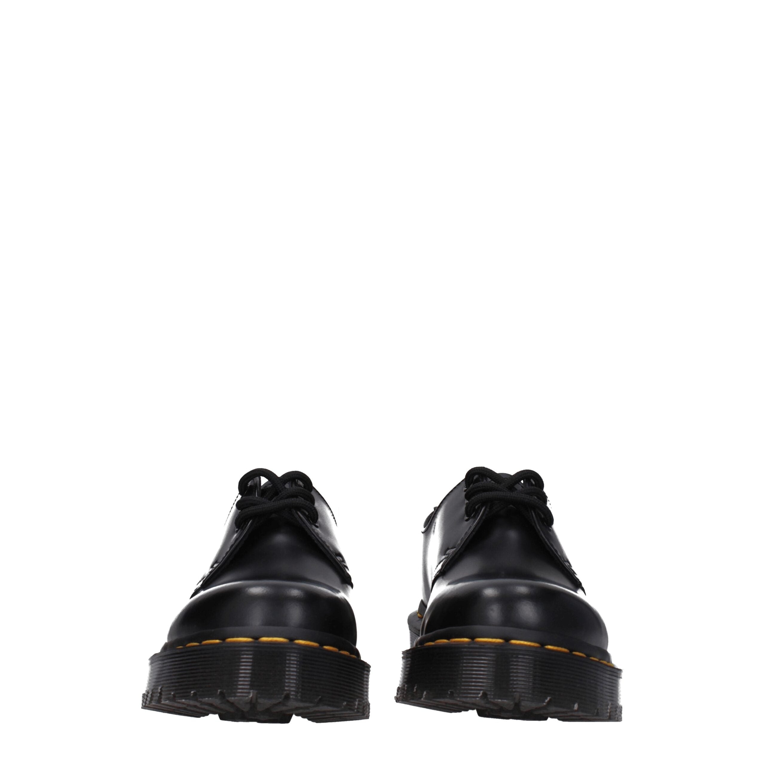 Black Leather Oxfords And Derbies