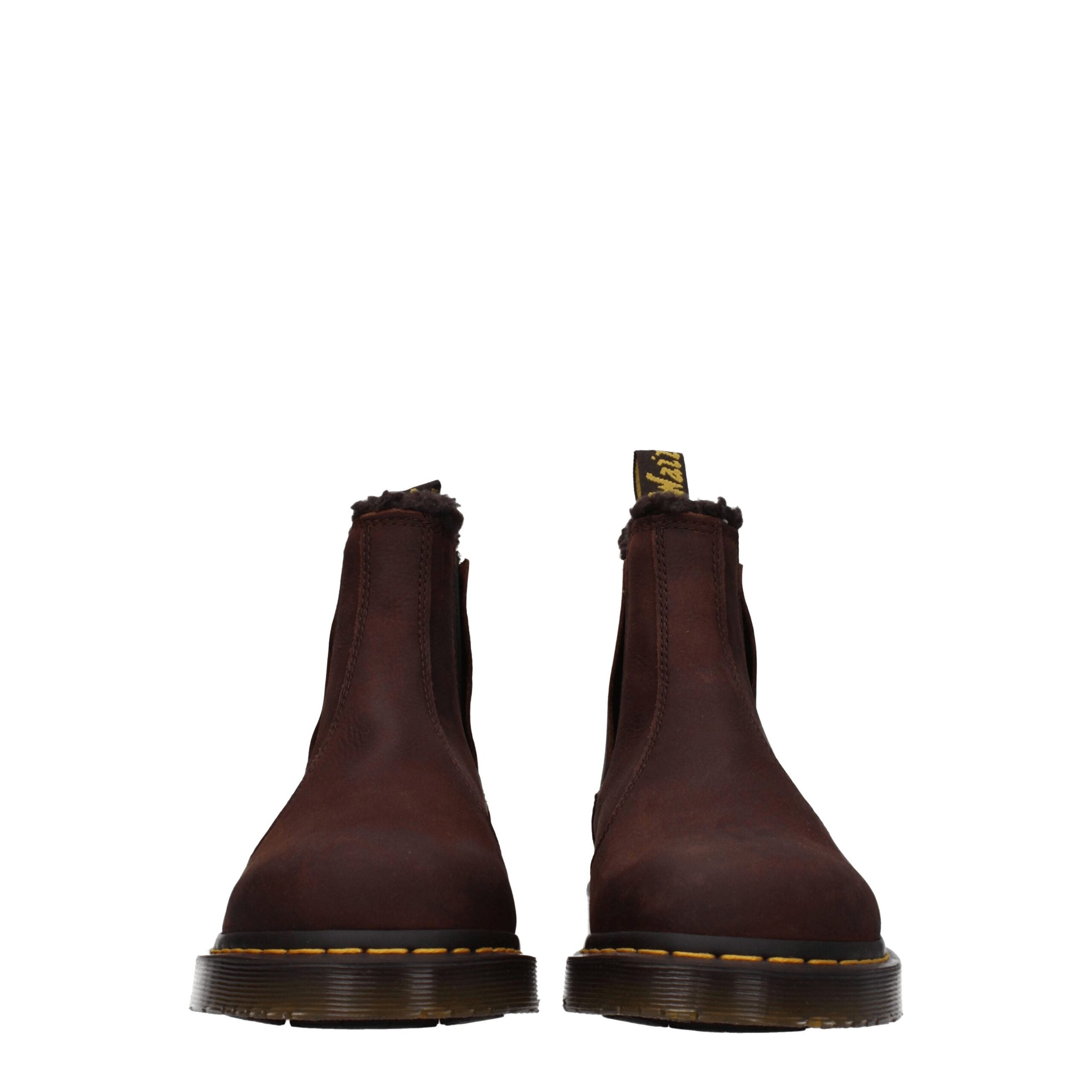 Brown Leather Ankle Boots