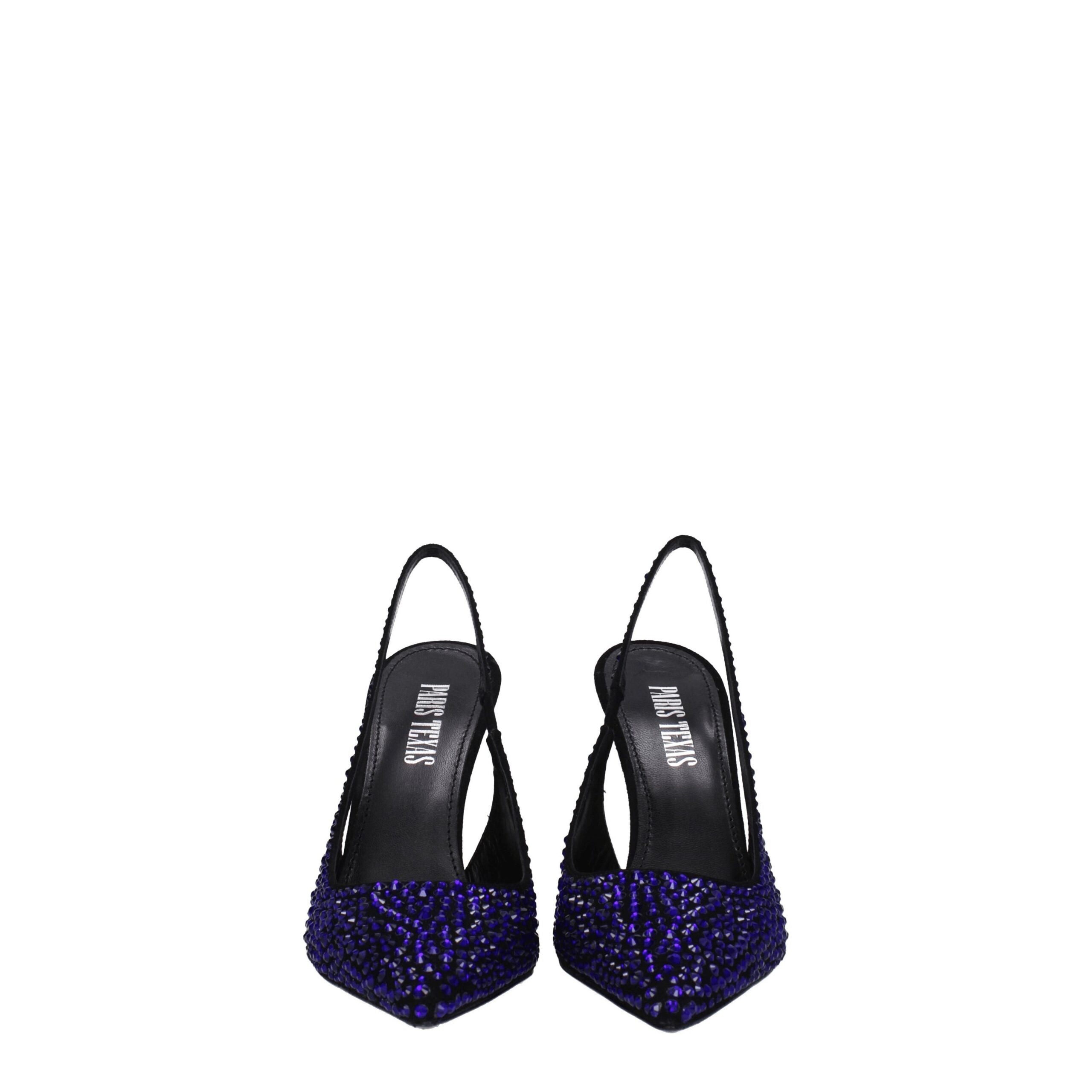 Black Leather High Heel Pumps